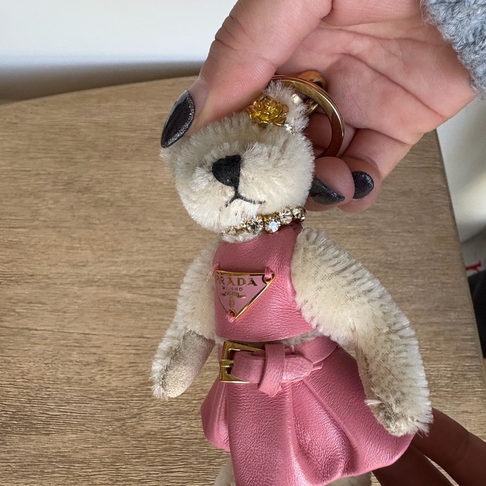 Prada Teddy Keychain Charm - Picture 10 of 12